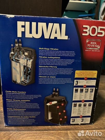 Фильтр для аквариума внешний Fluval 305