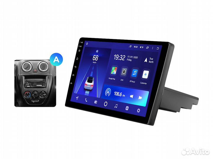 Магнитола Лада Гранта 1 (вместо 1din) Teyes