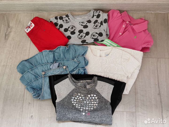 Вещи пакетом на девочку 2 года