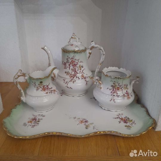 Антикварный кофейный набор из Франции