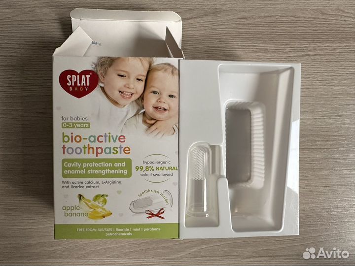 Зубная щетка для малыша (напалечник)