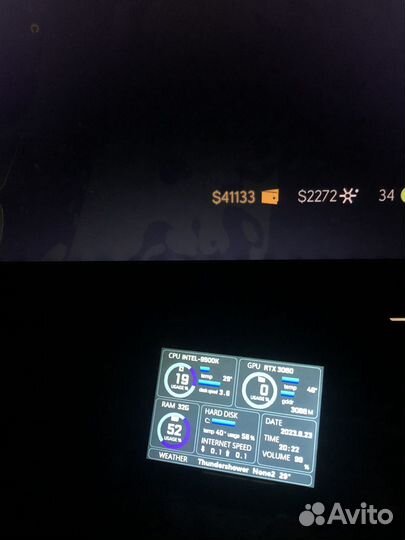 Мини-монитор 3,5 дюйма, (aida64) USB-Type-C