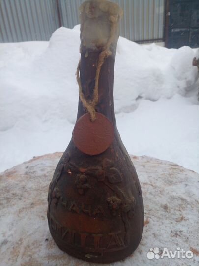 Бутылка керамическая