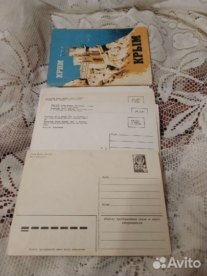Открытки советские СССР почтовые карточки