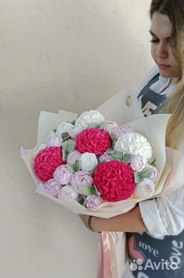 Съедобные букеты из зефира/зефирная флористика