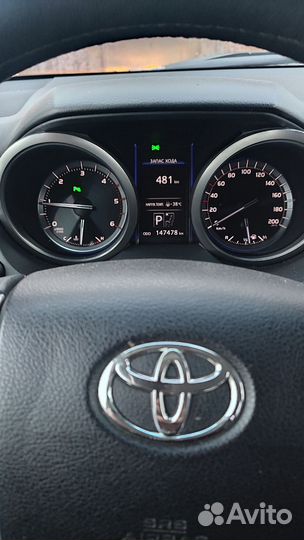 Toyota Land Cruiser Prado 2.8 AT, 2017, 147 000 км