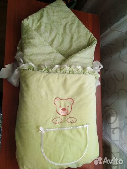 Продам тёплый комплект на выписку (б/у)