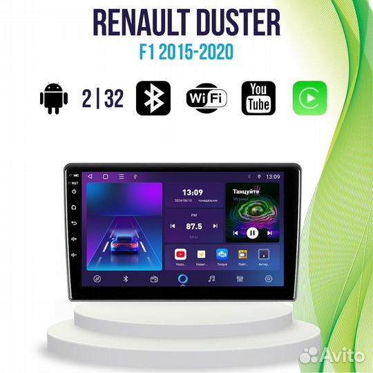 Магнитола Renault Duster ст232m 2/32 Android