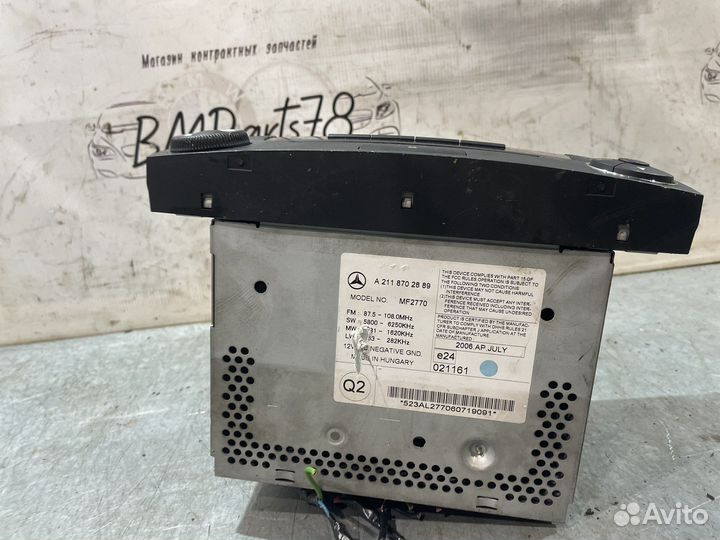 Магнитола Mercedes-Benz W211