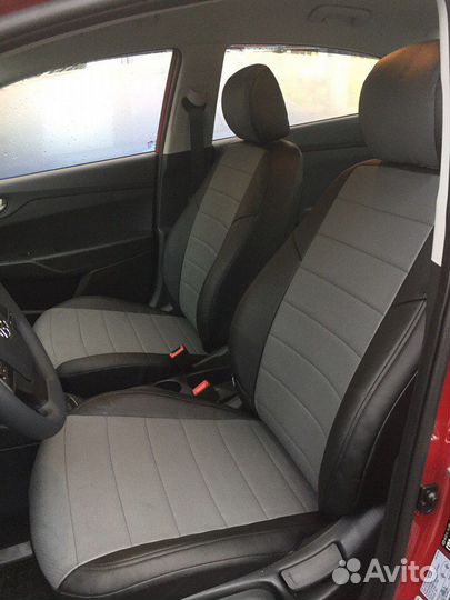 Чехлы Hyundai Solaris Экокожа Автопилот