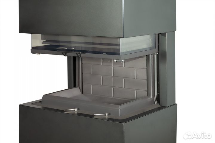 Камин родос 800 белый шамот