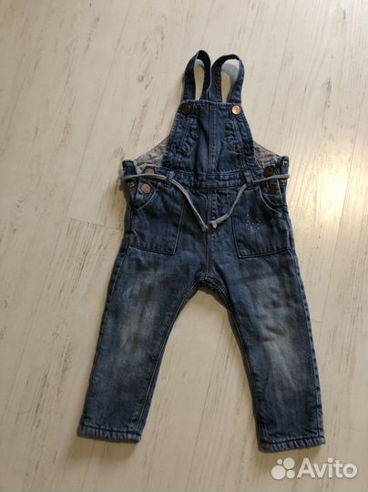 Джинсовый комбинезон на девочку zara