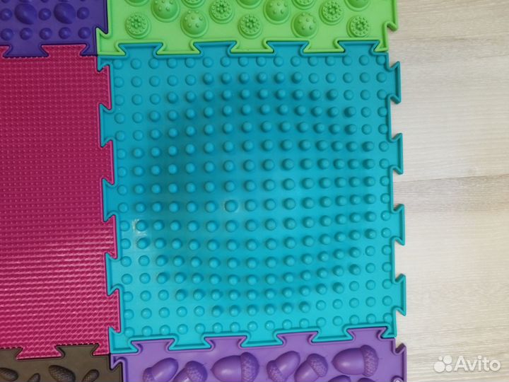 Коврик пазл развивающий массажный ортопедический