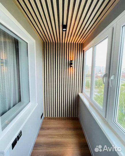 Утепление И отделка лоджии И балкона под ключ