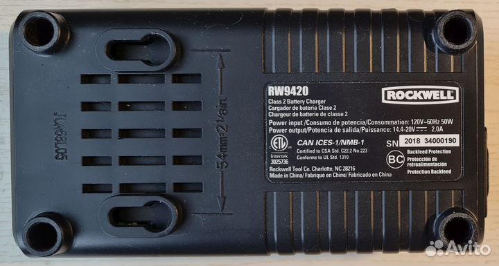 Зарядное устройство и аккумулятор Worx