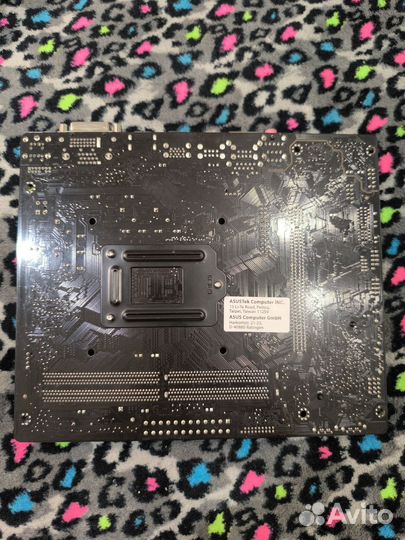 Материнская плата Asus prime h310m неисправная