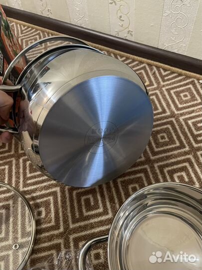Кастрюля из нержавейки новая