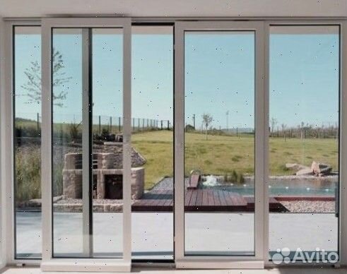 Входная группа остекление