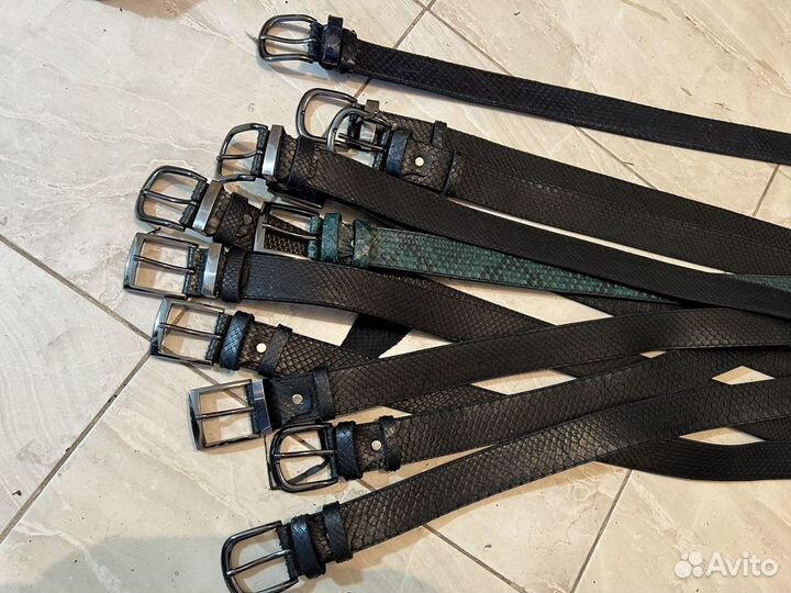 Ремни из питона
