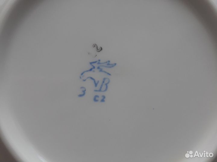 Фарфоровый чайный сервиз СССР на 6 персон