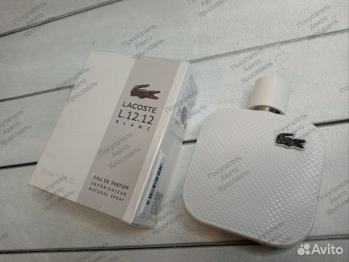 Lacoste l.12.12 blanc eau de parfum 100 мл