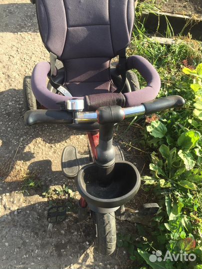 Детский велосипед с родительской ручкой