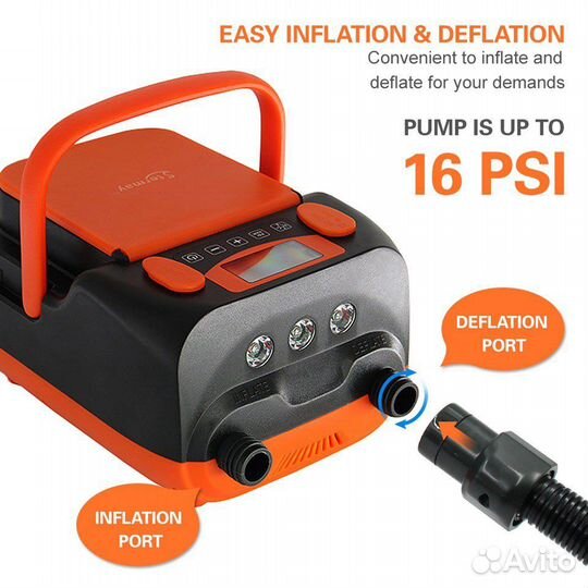 Насос для сапборда аккумуляторный