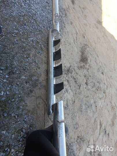 Защита переднего бампера Toyota Land Cruiser