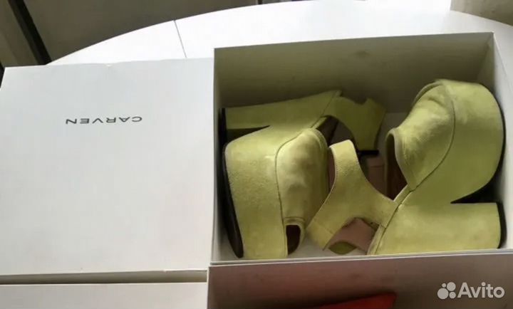 Босоножки Carven замша на 39