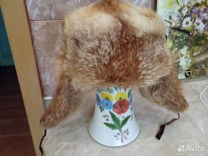 Норковая шапка мужская ушанка