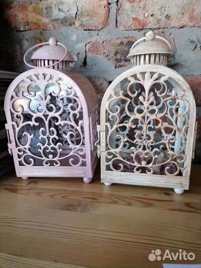 Фонарь диско шар подсвечники свечи цветы подставка