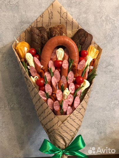 Съедобные букеты мясной букет