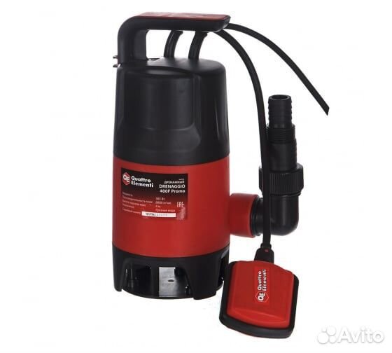 Дренажный насос quattro elementi Drenaggio 400