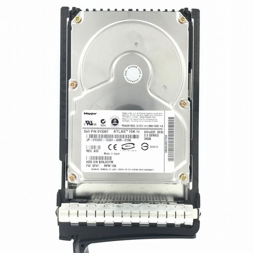 [Y3397] Жесткий Диск Dell36gb U320scsi 3.5" Hdd