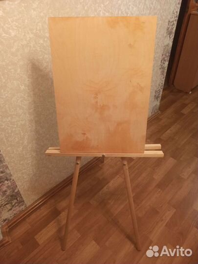 Мольберт для рисования напольный дерево 120см