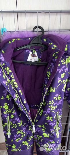 Зимний комбинезон для девочки