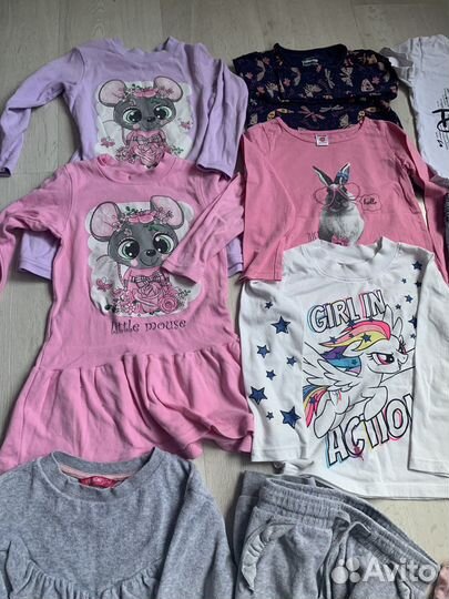 Вещи пакетом для девочки р 104