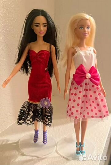 Подставки для кукол пластиковые прозрачные