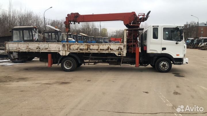 Бортовой грузовик Hyundai HD120 с КМУ Kanglim, 2013