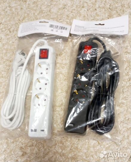 Удлинитель с USB 3 метровый