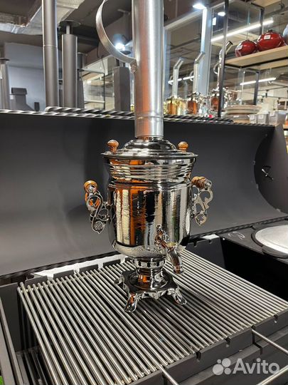 Самовар жаровой на дровах 2,5л 