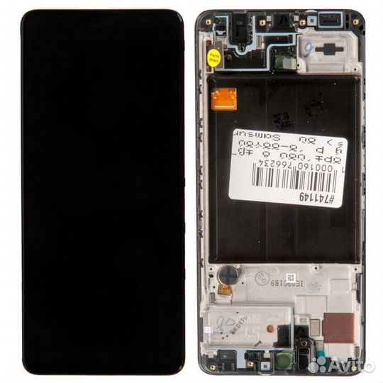 Дисплей Samsung A515F/DS (A51) в рамке оригинал