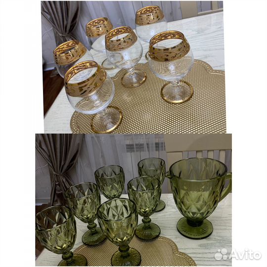 Фужеры богемия