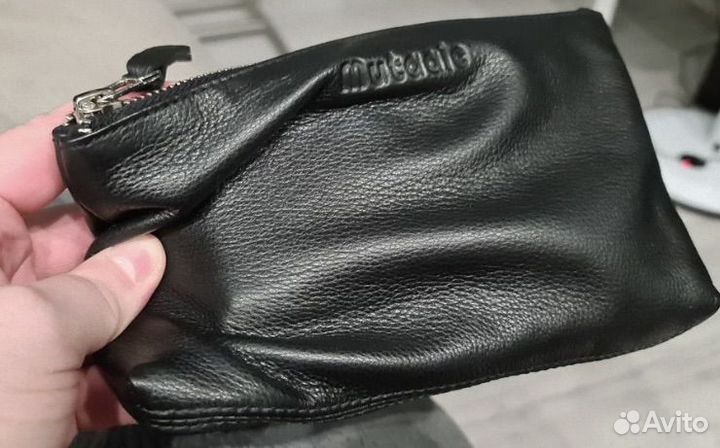 Мужской кожаный клатч