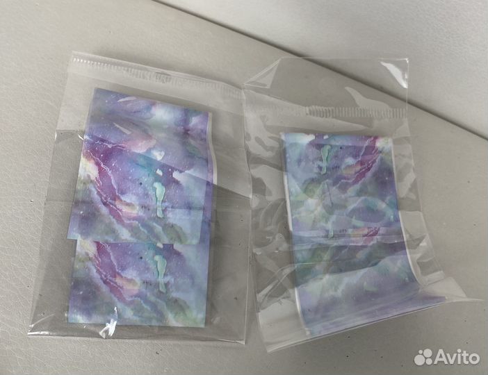 Фольга, поталь, наклейки для дизайна ногтей