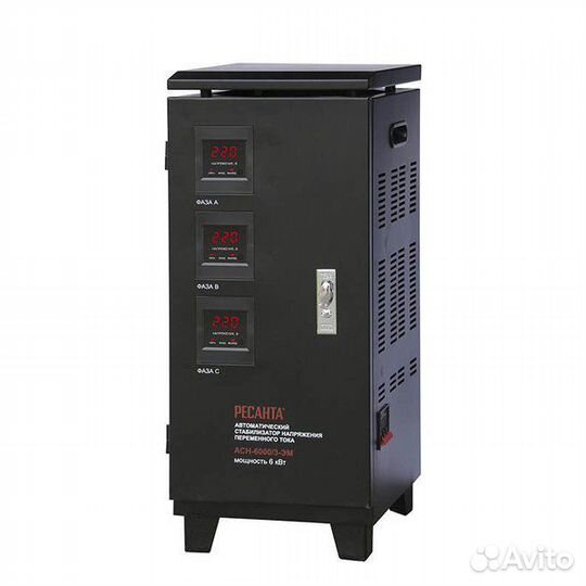 Стабилизатор напряжения Ресанта асн-6000/3