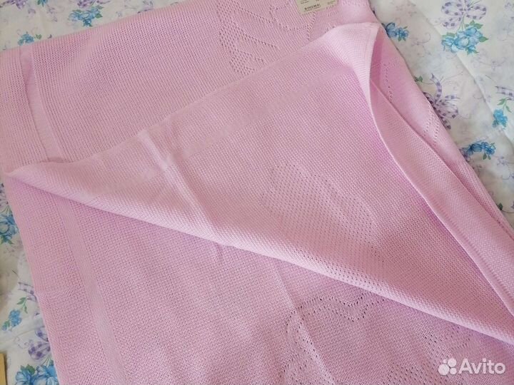 Плед детский вязаный