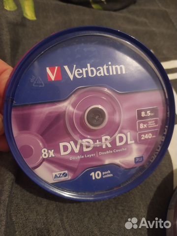 Verbatim DVD+R DL 8,5Gb болванки купить в Саранске | Электроника | Авито