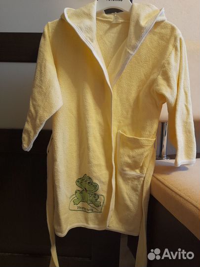 Халат махровый детский 4-5 лет