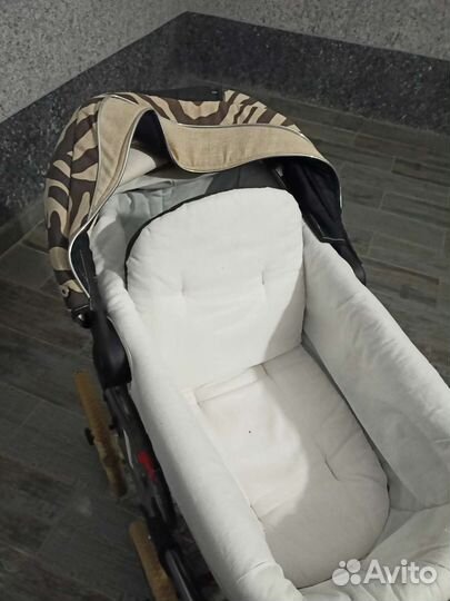 Польская Коляска 2 в 1, Лён